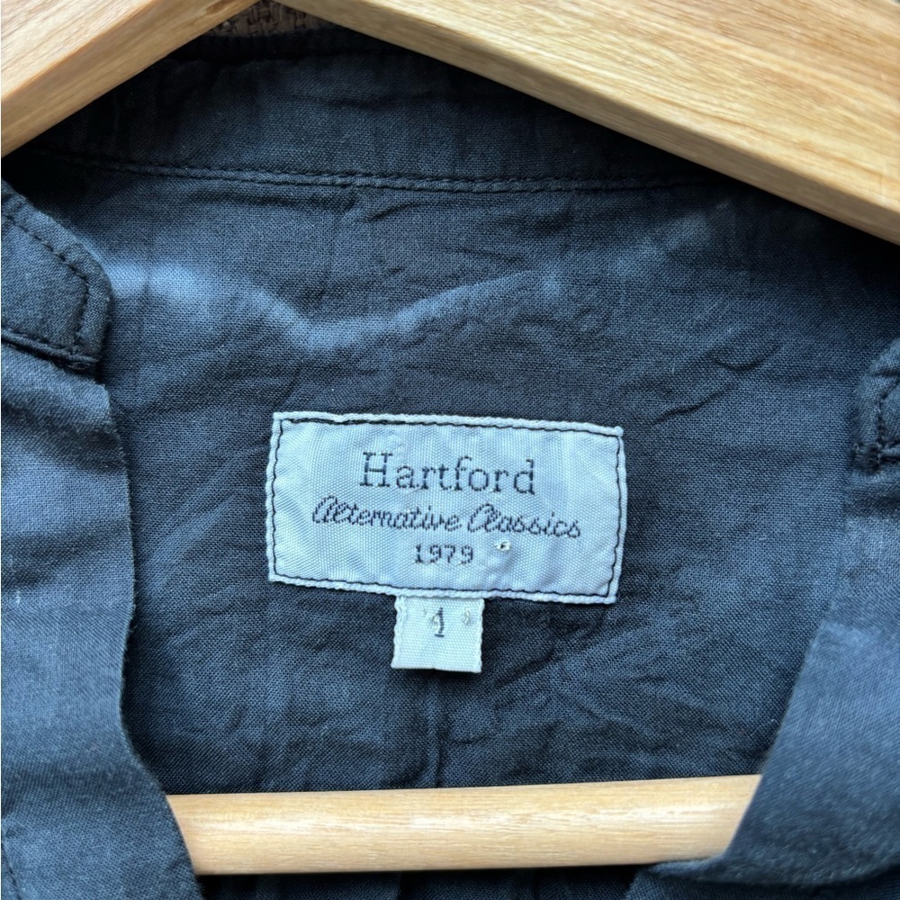 Women’s Hartford Alternative Classics Dark Navy Shirt Lagenlook Vacation size 1 - Picture 6 of 9